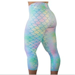 Feed Me Fight Me Mermaid Leggings
